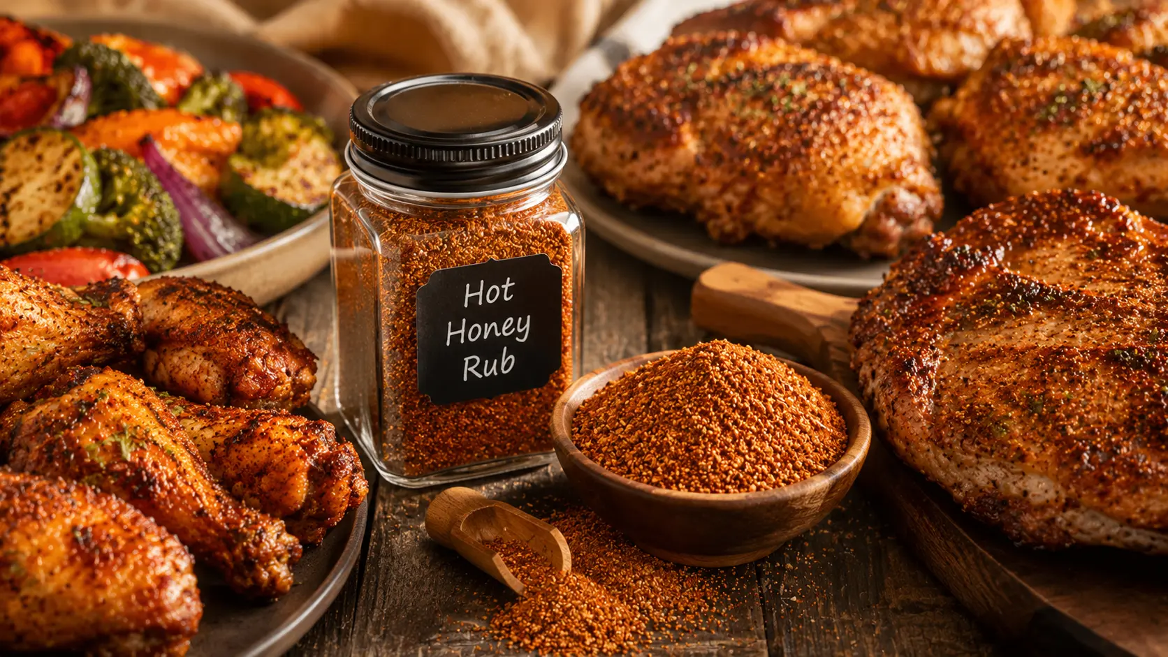 Hot Honey Rub Recipe – Sweet, Spicy, and Better Than Store-Bought