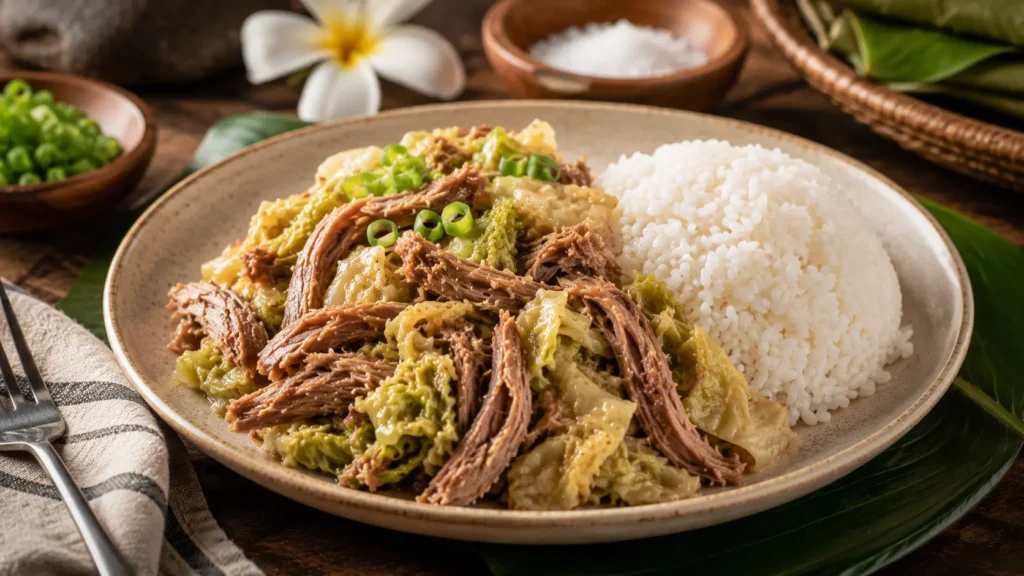 Kalua Pork with Cabbage Recipe