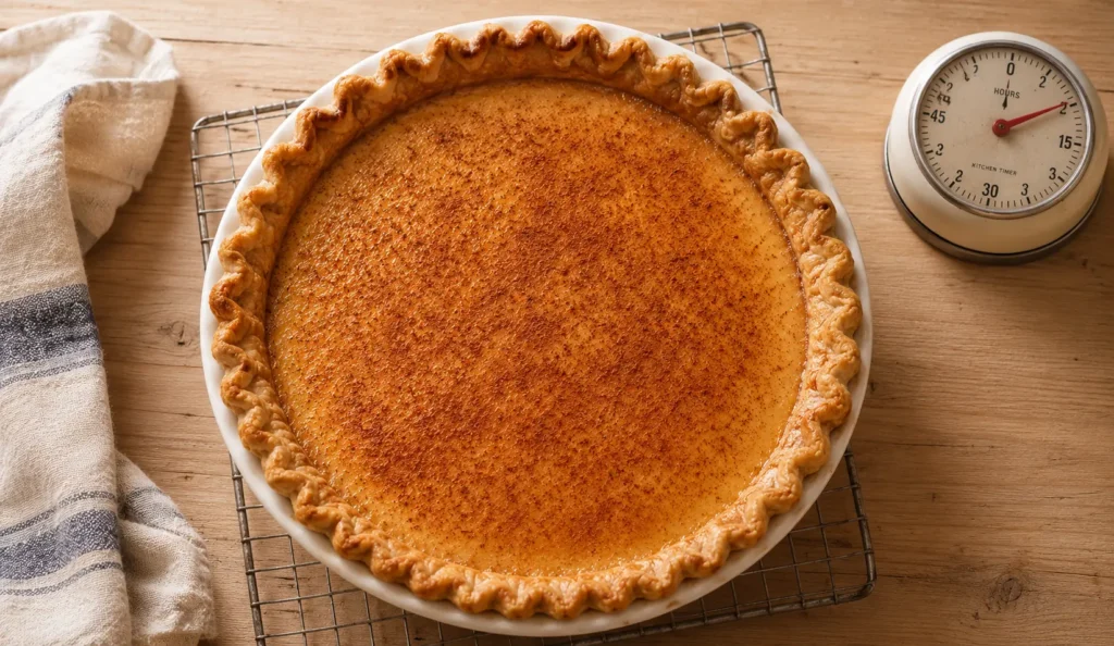 Wick's Sugar Cream Pie Recipe