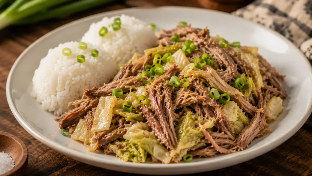 Kalua Pork with Cabbage Recipe