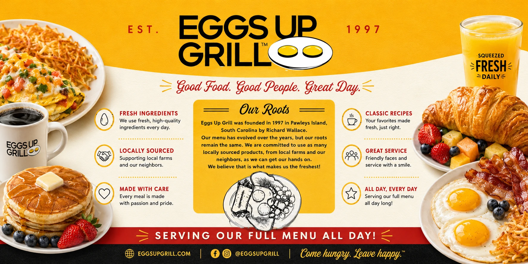 Eggs Up Grill Menu