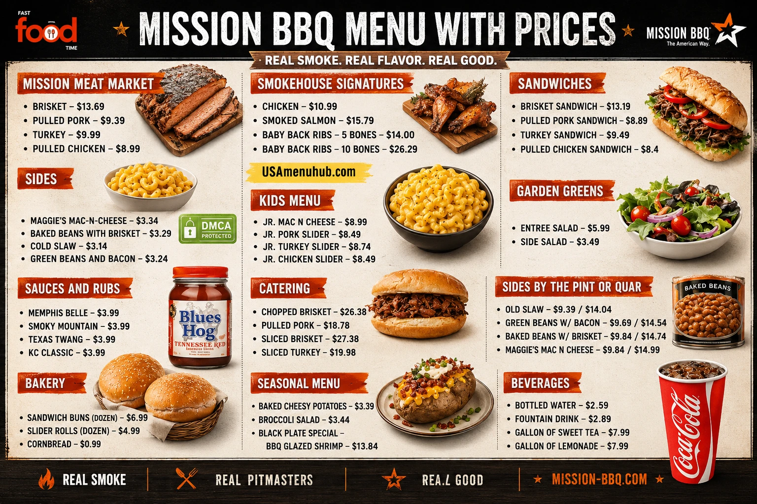 Mission BBQ Menu