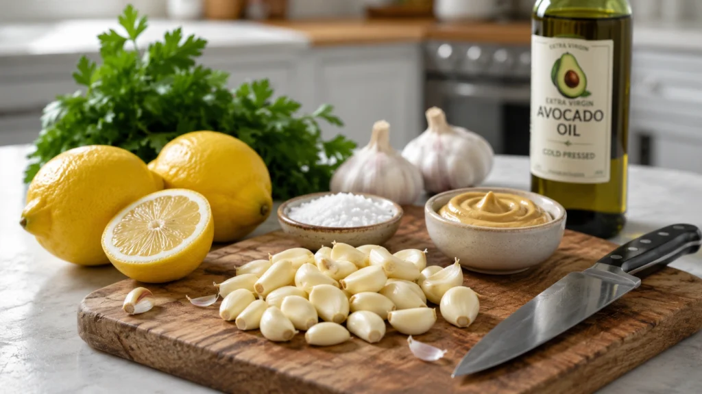 Cava Garlic Dressing Recipe