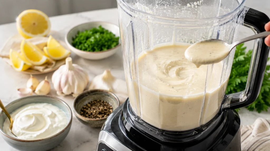 Cava Garlic Dressing Recipe
