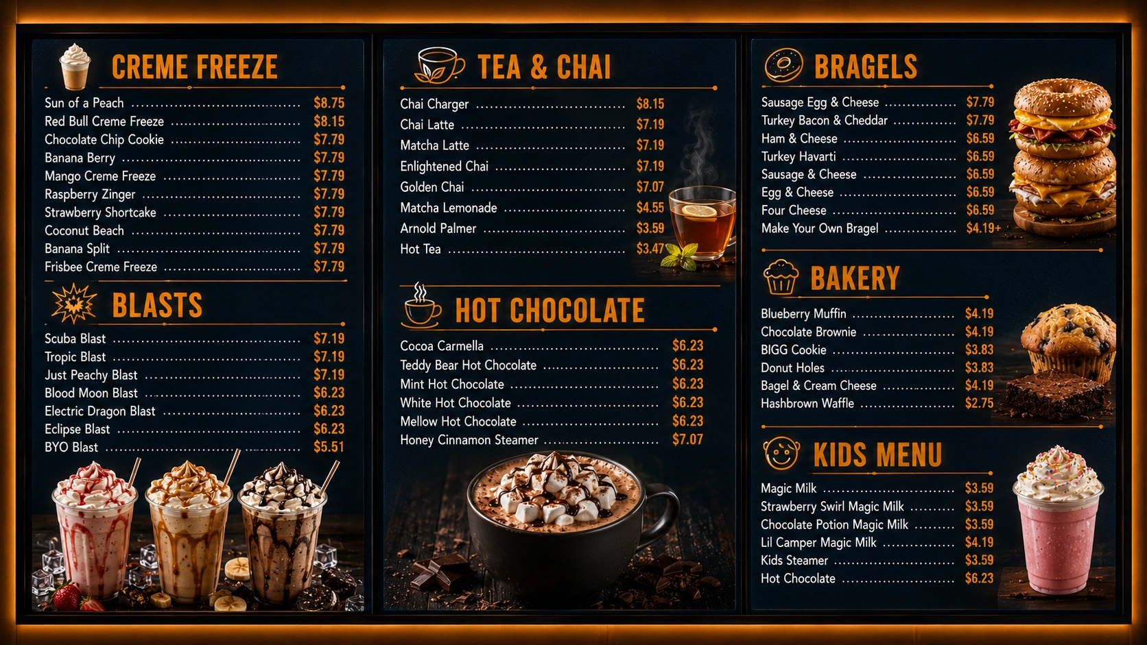 Biggby Coffee Menu