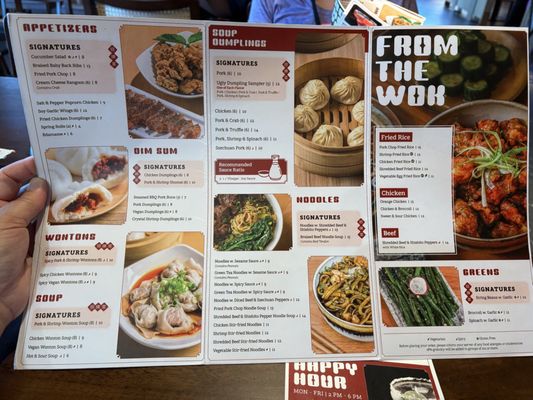 Ugly Dumpling Menu 2026